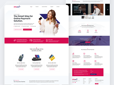 Online Payment Website Design branding getway modern design online payment online payment landing page ui uiux ux web design inspiration webdesign webdesigner website
