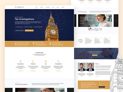 Tax Consulting Agency Landing Page attorney creativewebdesign design homepage tax uidesign uxdesign web inspiration webdesign website