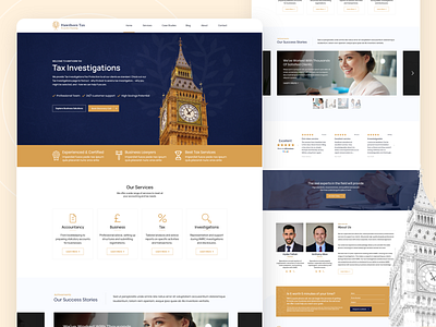 Tax Consulting Agency Landing Page