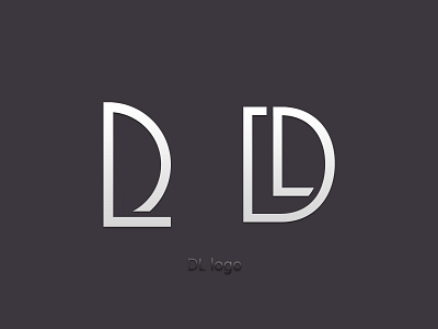 DL logo graphic design logo design