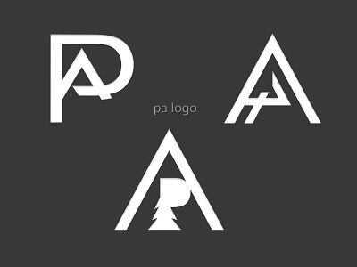 PA logo graphic design logo design