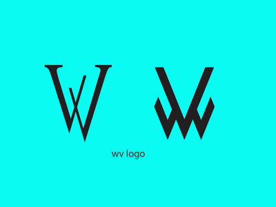 wv logo graphic design logo design