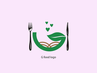 G food logo graphic design logo design