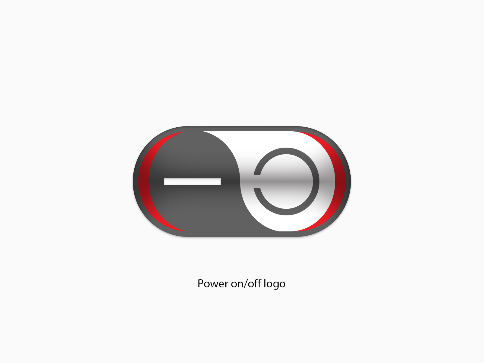 power on/off logo by Majeda sultana on Dribbble