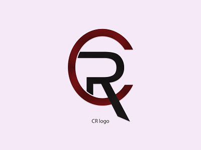 cr logo graphic design logo design