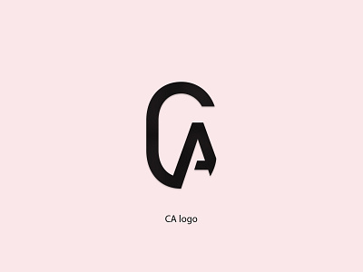 CA logo graphic design logo design