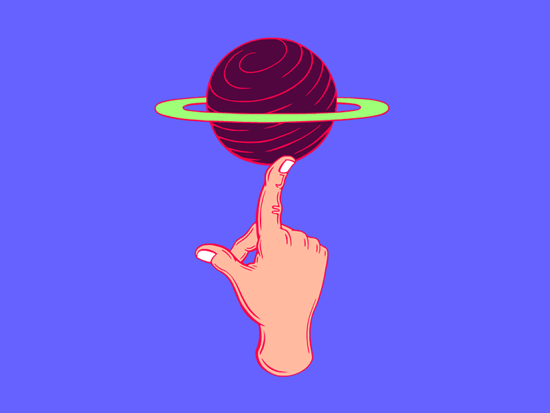 Saturn animation art ball design fashion graphic illustration ols dsgn saturn space tshirtdesign