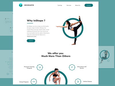 GYM WEBSITE branding clean design clean ui colors landing page logo minimalistic typography userinterface ux