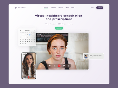 Healthcare Product Landing Page