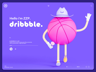 hello,dribbble！ animation illustration logo typography ux vector website