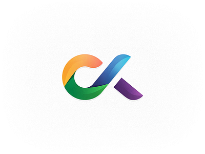 Alx Logo a abstract alx colorful l monogram x