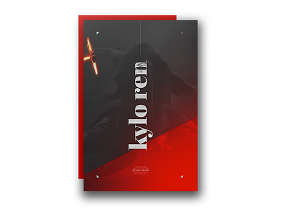 Star Wars Ep. VII - Character Card (Kylo Ren) card poster star wars