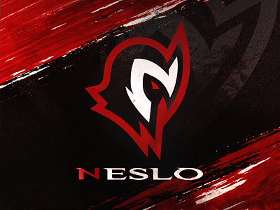 Neslo call of duty cod design esports gaming logo neslo red spartan