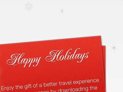 Merry Christmas from Airport Chatter airport app card iphone merry christmas