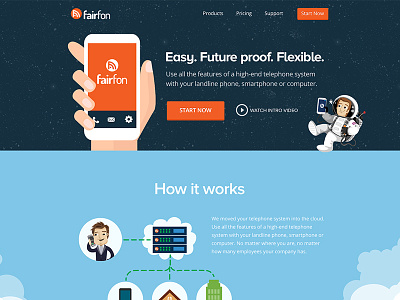 Fairfon Homepage Design design desktop homepage layout ui ux