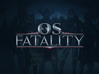 OS Fatality Logo branding clan community design gaming logo mmorpg typography