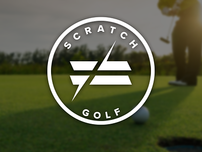 Scratch Golf USA = golf golf ball golfing logo scratch