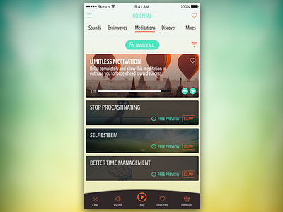 Motivation and relaxation app motivation