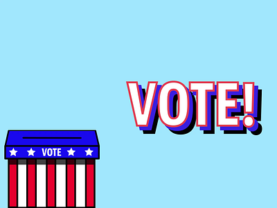 VOTE aftereffects animation ballot election hands illustrator motion design motion graphics vote voting