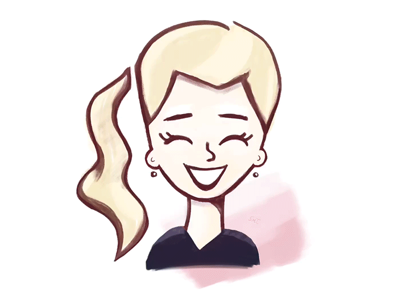 Toon avatar for my wife - Procreate Time-lapse apple pencil cartoon drawing illustration procreate time-lapse