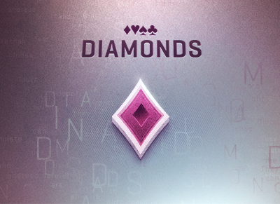 Suit: DIAMONDS button collection geogrotesque illustrator purple suit symbol vector