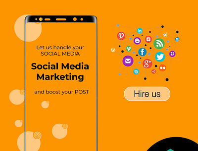 Social Media Marketing app branding design icon logo ui ux