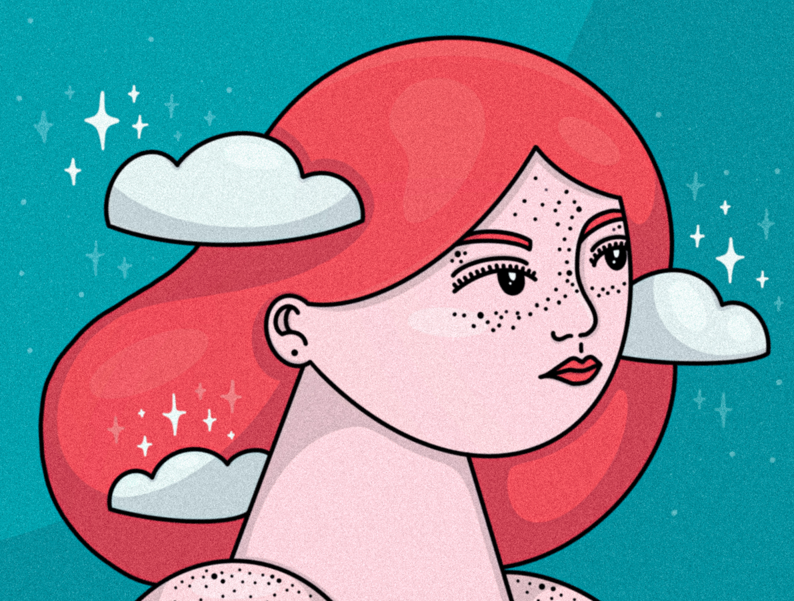 Head In The Clouds by Jessica Loomis on Dribbble