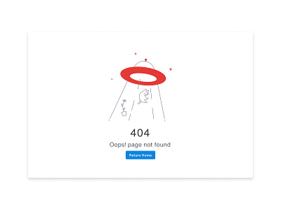 404 Error Design Light Mode empty page error in result