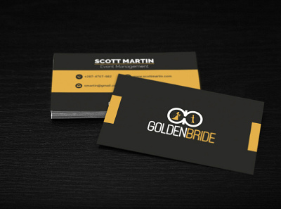 Golden Bride Business Card brand brand design brand identity branding business card business card design business cards businesscard businessidentity card design graphic design idcard identity branding identity design identity designer identitydesign visiting card visitingcard visittingcard visual identity