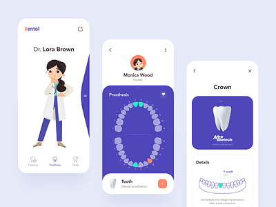 Dental App by Bats for Orizon: UI/UX Design Agency on Dribbble