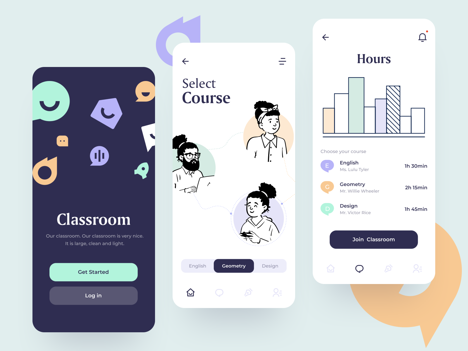 Classroom App by Bats for Orizon: UI/UX Design Agency on Dribbble