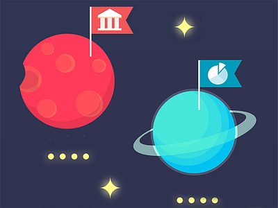 planets icon illustrator online game planets social game