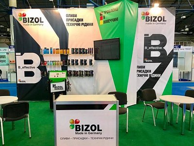 Bizol SEA 2018 stand for exhibition flat icon illustration illustrator logo typography ui ux web website