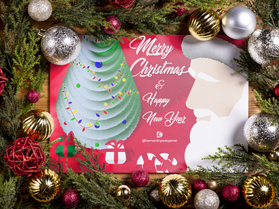 Celebrating our first Christmas with the design community! @graphicdesign @christmas