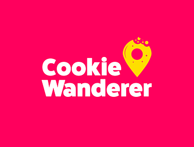 Cookie Wanderer Logo art branding design flat icon illustrator logo vector