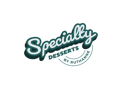Specialty Desserts Logo branding design desserts logo type type design typography vector