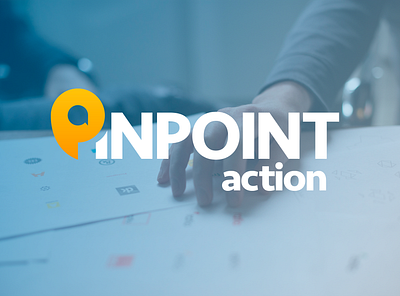 Pinpoint Action Logo branding design icon icon design logo