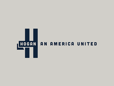 Larry Hogan for President election h patriotic political political design political logo politics poster design