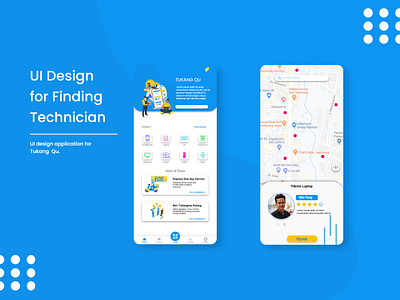 Tukang Qu Finding Technician App