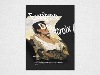 Eugene Delacroix poster art fun poster