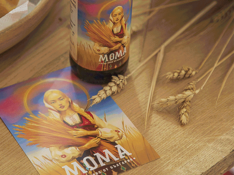 MOMA Beer photos artwork beer beer art beer can beer label bulgaria bulgarian girl illustration illustration art illustrator label label design label packaging labeldesign labels package package design photos portrait