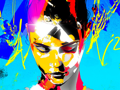 Sad Influence abstract art artwork cryptoart desire digital painting digital portrait drawing foundation genesis girl hair illustration love nft nfts painting portrait portrait painting print