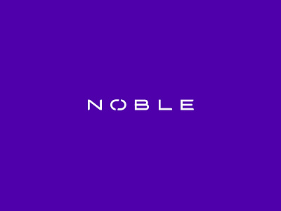 Noble Logo clean logo logotype minimal mnml noble simple symbol type typography