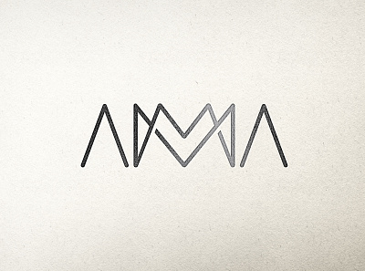 AMMA (mother) design graphic design illustration illustrator logo