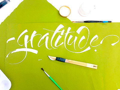 Gratitude calligraphy freehand gratitude handlettered handwriting holidays ink layout lettering thank you thanksgiving typography