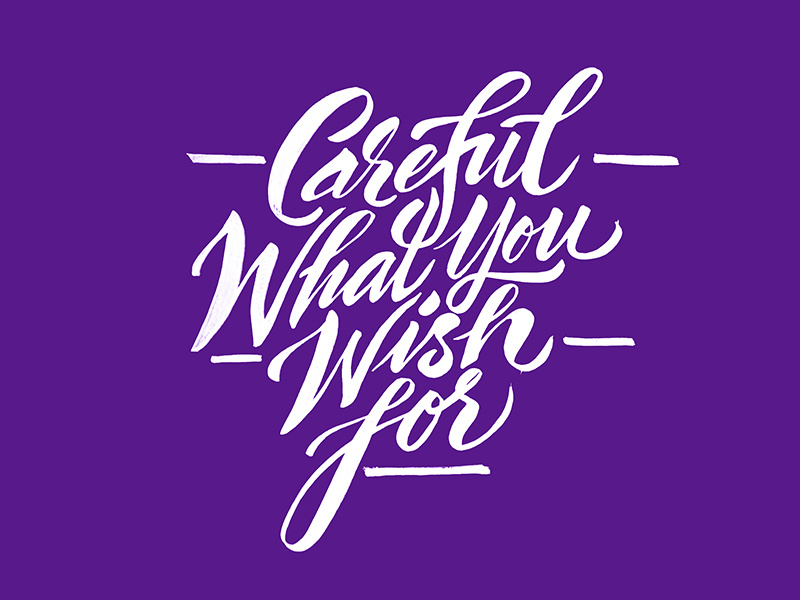 Careful design ink wish careful type handwriting illustration freehand handlettering lettering inktober