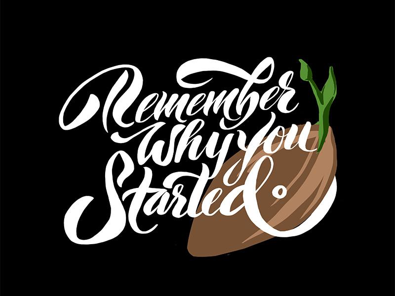 Seed inspiration motivation sketch design typography type handwritten handwriting digital illustration handlettering lettering