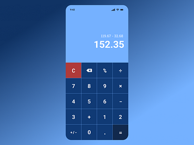 Calculator Daily UI