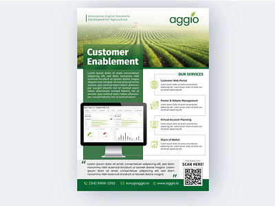 Digital Agriculture Promotion Flyer advertising