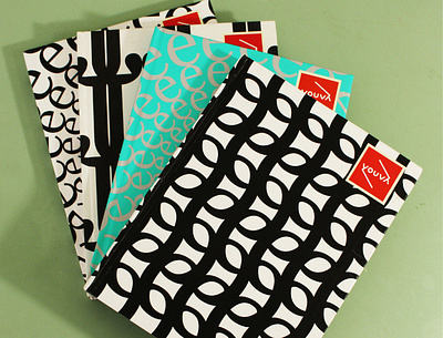 Youva Notebook Cover Design alphabets design notebook notebook design patterndesign typography